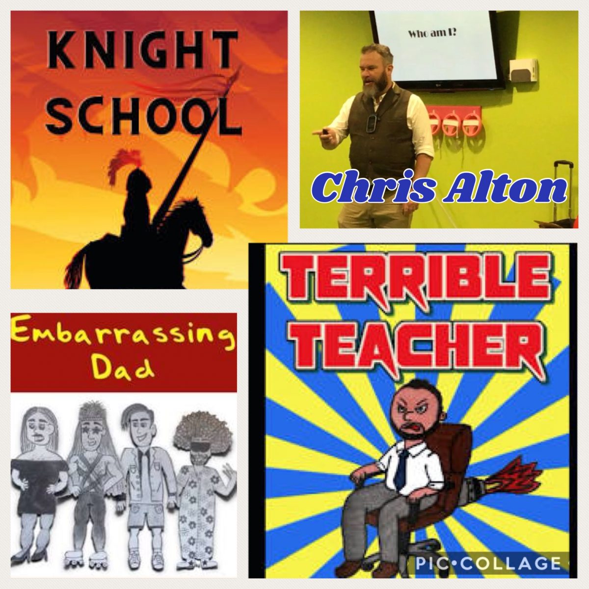 Chris Allton, the author, visits school – Broad Heath Primary School