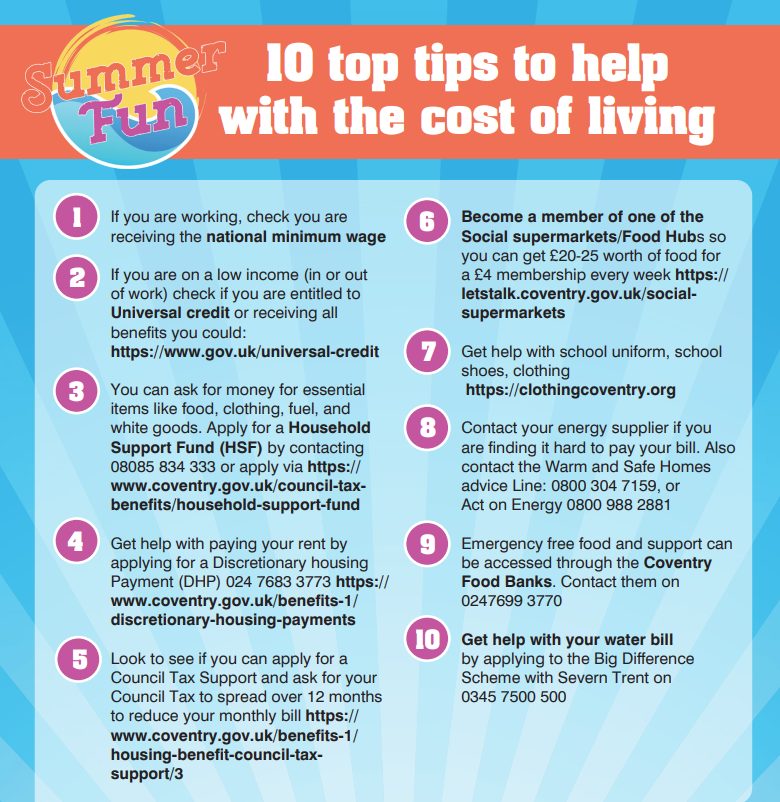 Summer Fun 2022 – Help and support your family!