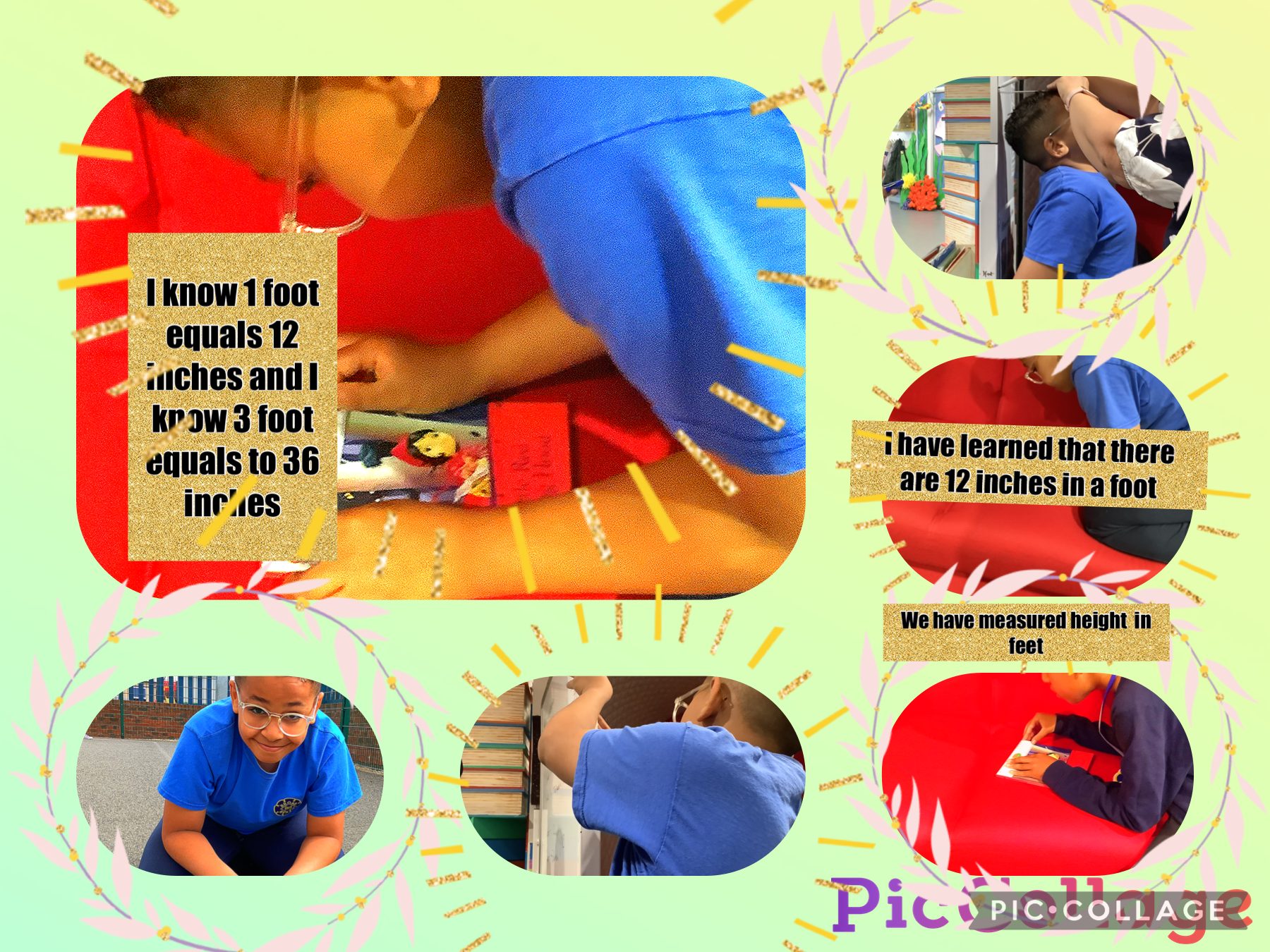 Comparing metric and imperial measurements in 5 White Broad